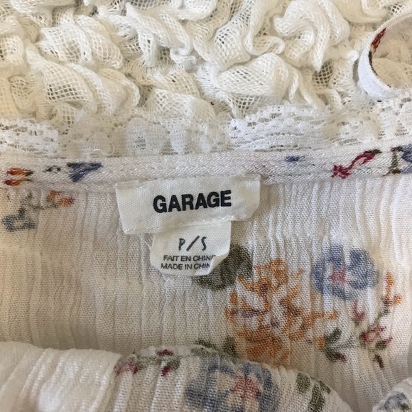 NWOT garage lace trim tank top - Picture 5 of 7